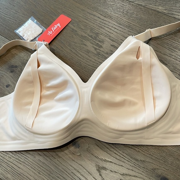 As Fairy Seamless Nursing Bra Breastfeeding Wireless Sleep Maternity Bralette L - Picture 13 of 13